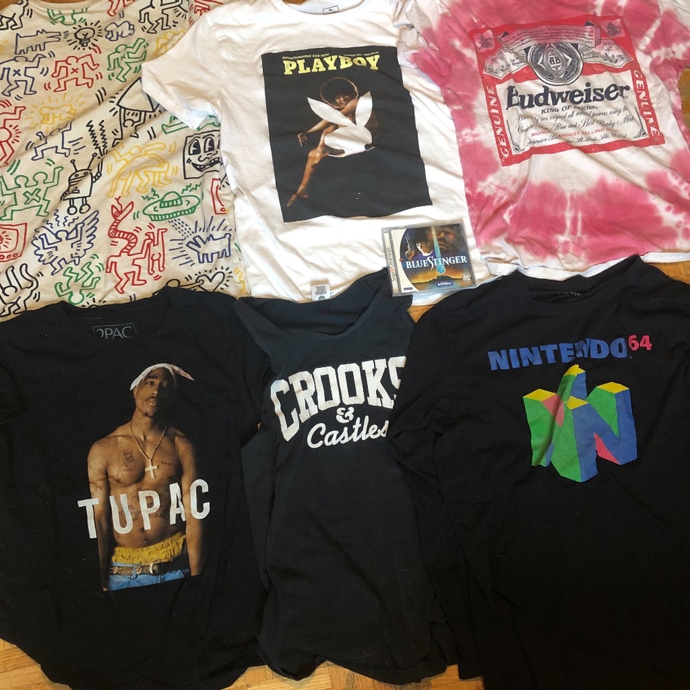 COPY - dope ass shirts Playboy nintendo Keith haring Versace raptors